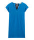 Vestido manga corta de lino para mujer