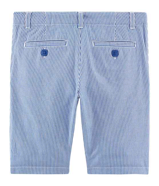 Bermudas infantiles para niño azul SURF/blanco ECUME