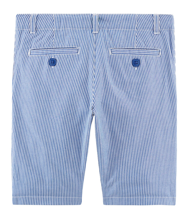 Bermudas infantiles para ni&ntilde;o azul SURF/blanco ECUME