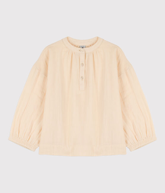 Blusa de gasa de algodón de niña crudo AVALANCHE