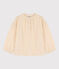 Blusa de gasa de algodón de niña crudo AVALANCHE
