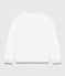 Sudadera estampada de algodón para mujer blanco MARSHMALLOW