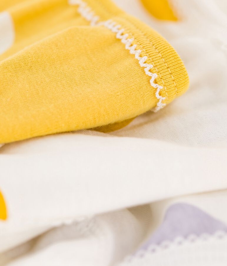 Juego de 3 braguitas de algod&oacute;n con lunares de ni&ntilde;a multicolor