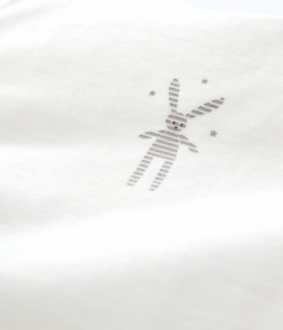 Saco de terciopelo para bebé blanco MARSHMALLOW