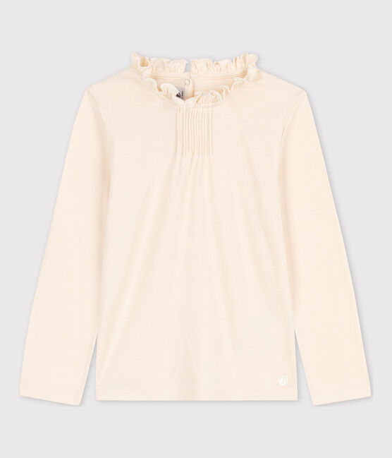 Camiseta de algodón de manga larga de niña crudo AVALANCHE
