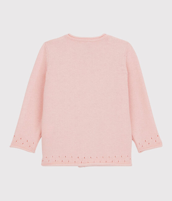 Cárdigan de punto de bebé. rosa MINOIS
