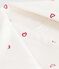 Capa de baño de rizo con corazones bordados para bebé blanco MARSHMALLOW/rosa CHARME