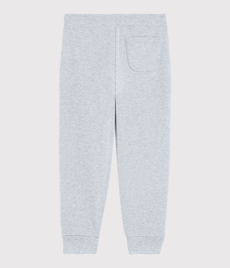 Pantal&oacute;n de ch&aacute;ndal de felpa de ni&ntilde;o gris