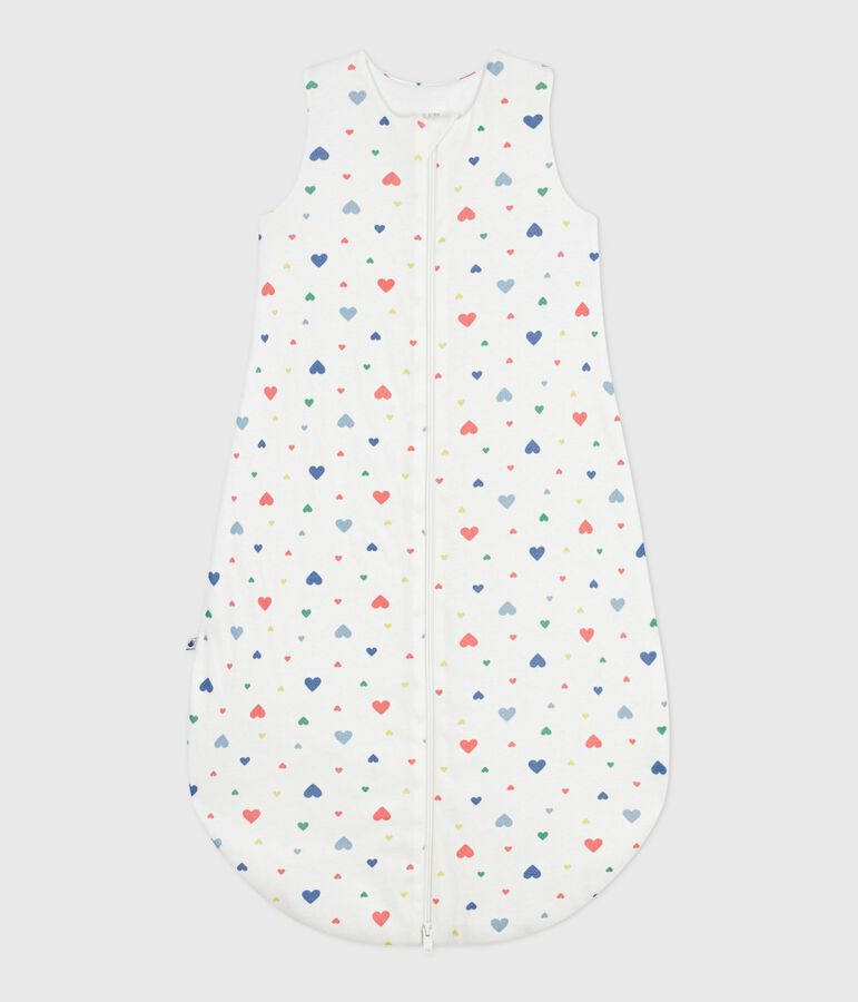 Saco para beb&eacute; de algod&oacute;n con estampado de coraz&oacute;n TOG 2 blanco/multicolor