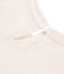 Camiseta de manga larga para niña blanco MARSHMALLOW/rosa COPPER