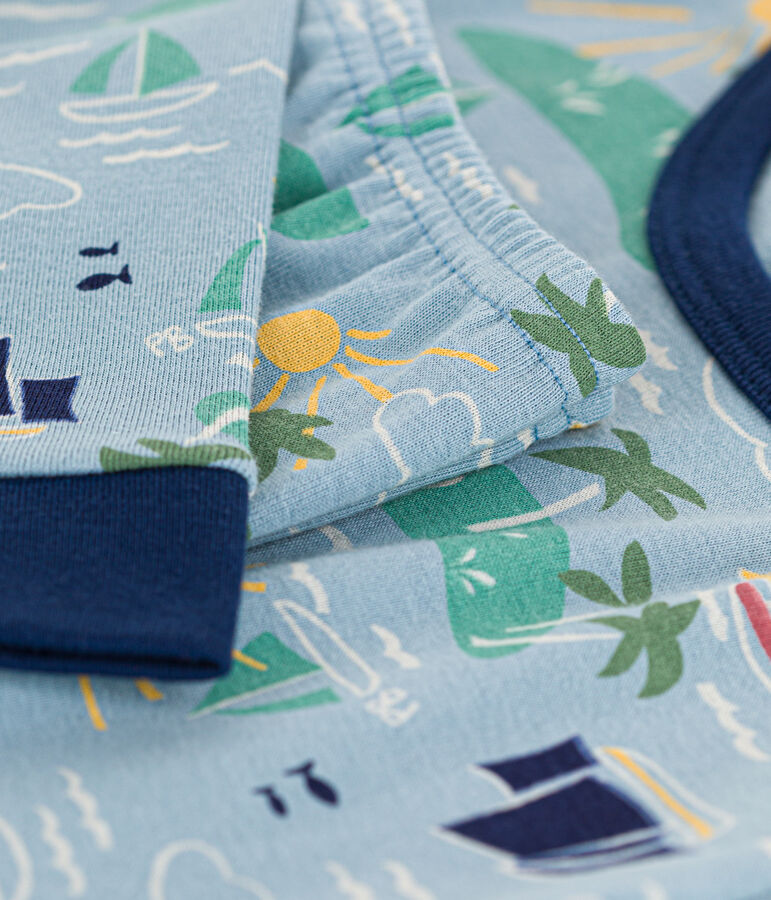 Pijama ajustado de algod&oacute;n de explorador de ni&ntilde;o/ni&ntilde;a azul/multicolor