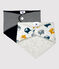 Juego de 2 bandanas-baberos para bebé variante 1