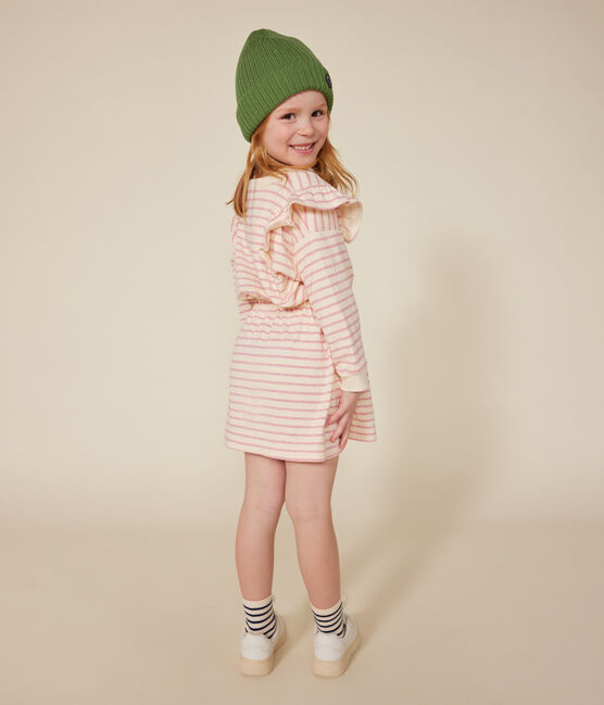 Vestido de manga larga de túbico para niña rosa AVALANCHE/ ROSELINE