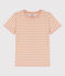 La camiseta RECTA de algodón con cuello redondo para mujer VINTAGE/ AVALANCHE