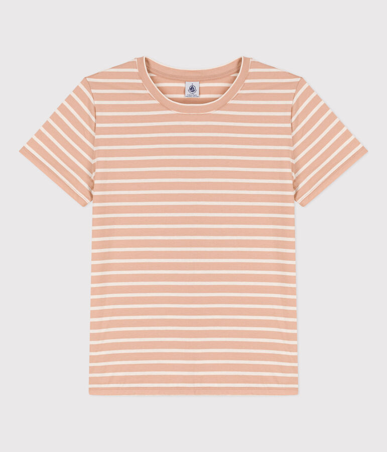 La camiseta RECTA de algod&oacute;n con cuello redondo para mujer VINTAGE/ AVALANCHE