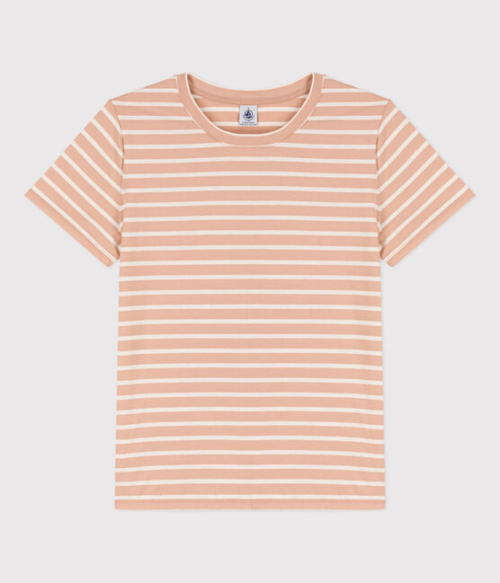 La camiseta RECTA de algodón con cuello redondo para mujer VINTAGE/ AVALANCHE