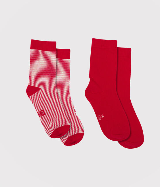 Lote de calcetines para niño rojo TERKUIT