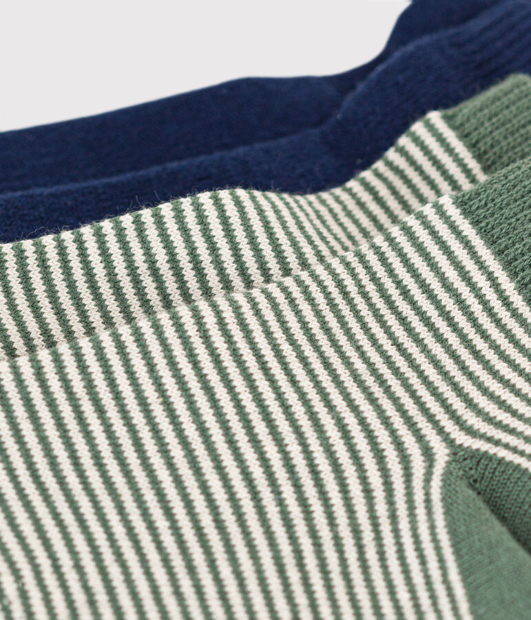 2 pares de calcetines infantiles de algod&oacute;n milrayas multicolor