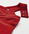 Peto para bebé niño en muletón rojo TERKUIT