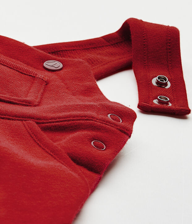 Peto para beb&eacute; ni&ntilde;o en mulet&oacute;n rojo