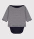 Camiseta con bodi de algodón para bebé