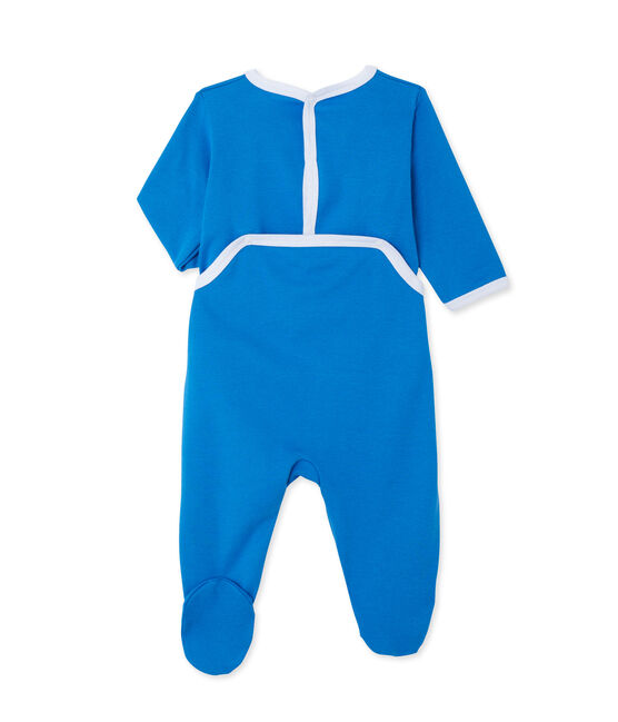 Pelele unisex para bebé azul Delphinium