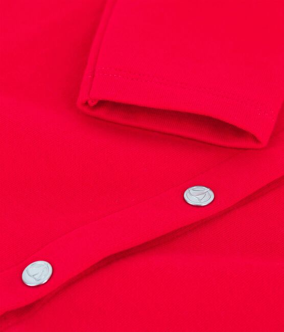 Cárdigan de algodón de niña rojo PEPS