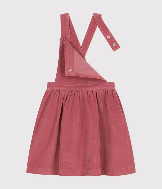 Pichi de terciopelo para niña rosa ROSEWOOD