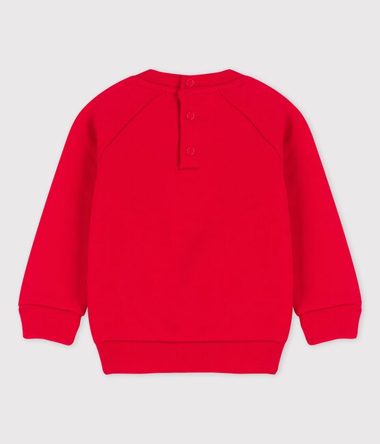 Sudadera de muletón de bebé rojo TERKUIT