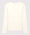 Camiseta ICONICA de punto «cocotte» de algodón para mujer blanco ECUME