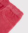 Pantalón de terciopelo para niña rosa POPPY