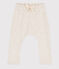 Pantalón de punto grueso para bebé beige MONTELIMAR CHINE