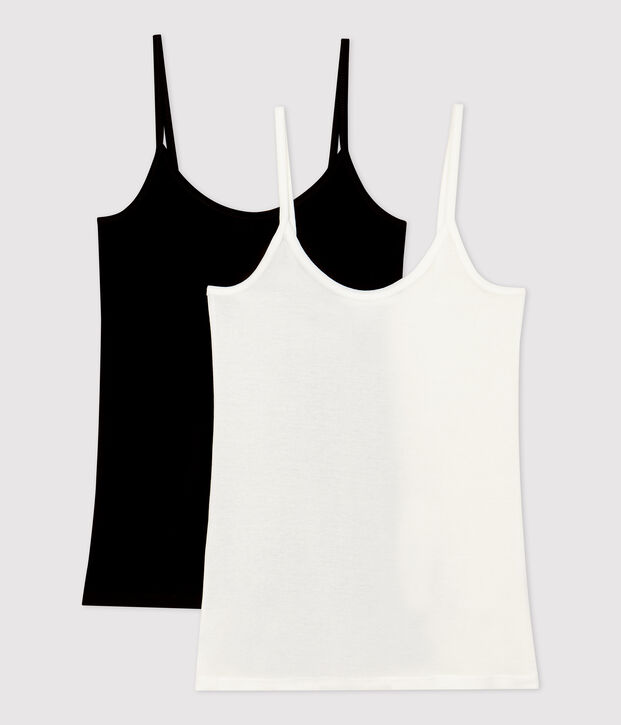 Lote de 2 camisas de tirantes de mujer multicolor