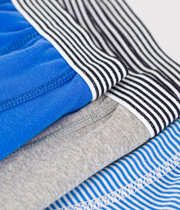 Juego de 3 b&oacute;xeres infantiles de algod&oacute;n multicolor