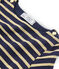 Jersey marinero de manga larga para niña azul SMOKING/marron BRINDILLE BRILLANT