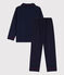 Pijama de algodón para niño azul SMOKING