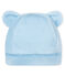 Gorro nacimiento de terciopelo para bebé unisex azul FRAICHEUR