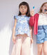 Blusa de popelina estampada para niña