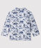 Sudadera de felpa estampada para bebé niño gris POUSSIERE/azul SMOKING