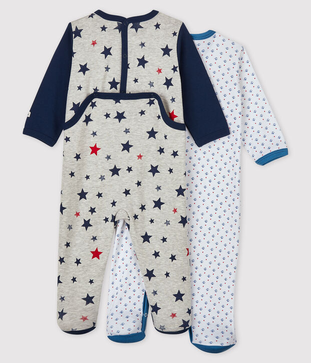 Conjunto de 2 de pijamas de punto de beb&eacute; ni&ntilde;o multicolor