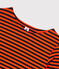 Camiseta marinera de algodón de mujer azul SMOKING/ CAROTTE