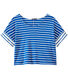 Camiseta oversize de rayas para mujer