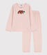 Pijama de terciopelo para niña