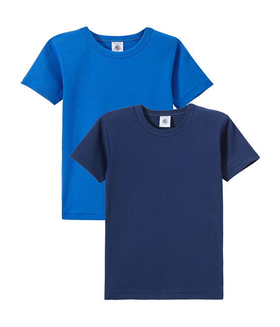 Lote de 2 camisetas de manga corta para niño blanco LOT