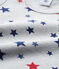 Camiseta sin mangas en jersey stretch estampado gris BELUGA/blanco MULTICO