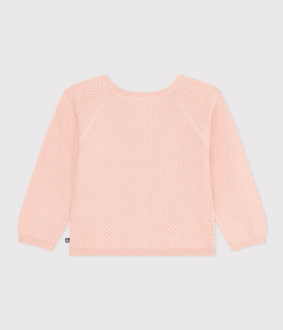 Cárdigan de algodón para niña rosa SALINE