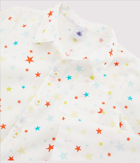 Pijama de sarga para niño blanco MARSHMALLOW/blanco MULTICO