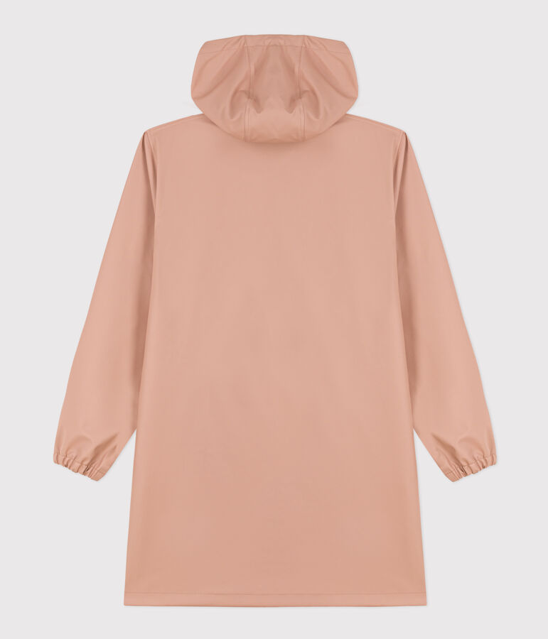 Chubasquero largo y ligero de material reciclado unisex beige VINTAGE