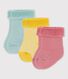 Juego de 3 pares de calcetines para bebé