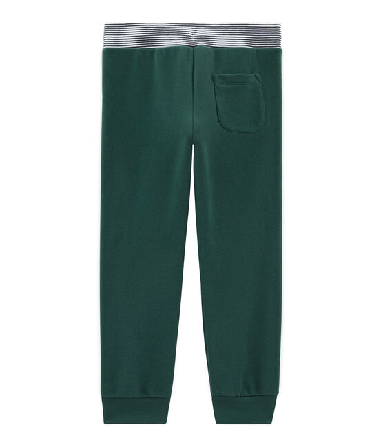 Pantalón de muletón para niño verde SOUSBOIS